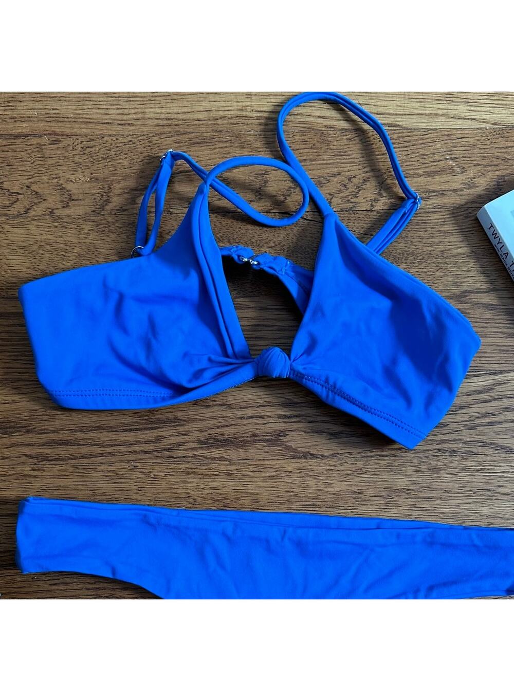 Kaohs Blue Tie Knot String Bikini Top ONLY